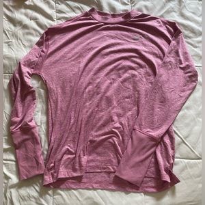 Pink Nike Running Dri-Fit Long Sleeves